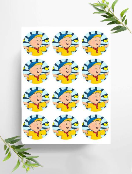 Caillou  Muffinaufleger, Ø ca. 6 cm, 0642x